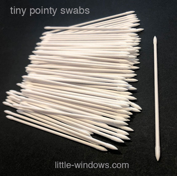 Tiny Pointy Swabs - pack of 100